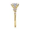Gabriel & Co. 14K Yellow Gold Starlight Diamond Cluster 6-Prong Head Engagement Ring Setting