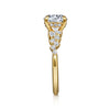 Gabriel & Co. 14K Yellow Gold Starlight Collection Round Diamond Engagement Ring Setting
