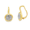 Frederic Sage 14K White & Yellow Gold Diamond Earrings