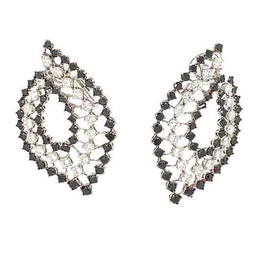 Leo Pizzo 18K White Gold Diamond Fashion Earrings