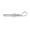 18K White Gold Diamond Cross Pendant