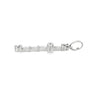 18K White Gold Diamond Cross Pendant