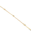 14K Yellow Gold Diamond By The Yard Necklace 18"
