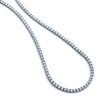 18K White Gold 32" Diamond Tennis Necklace