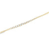 18K Yellow Gold Diamond Tennis Necklace