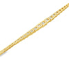 18K Yellow Gold Diamond Tennis Necklace