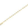 18K Yellow Gold 13 Carat Mixed Shapes Bezel-Set Diamond Necklace