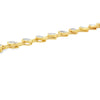 18K Yellow Gold 13 Carat Mixed Shapes Bezel-Set Diamond Necklace