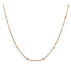 18K Yellow Gold Diamond By The Diamond Necklace 18"