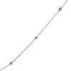 18K White Gold 8-Station Diamonds By The Yard Necklace
