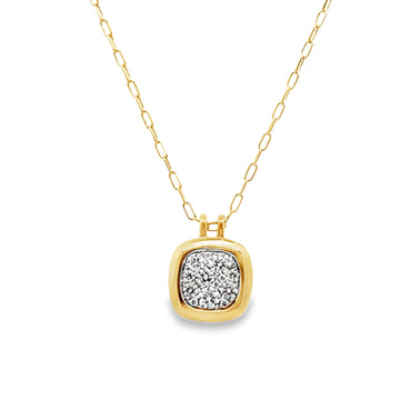Frederic Sage 14K White & Yellow Gold Diamond Necklace