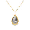 Frederic Sage 14K White & Yellow Gold Diamond Necklace