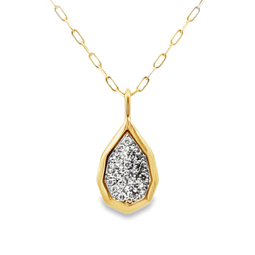 Frederic Sage 14K White & Yellow Gold Diamond Necklace