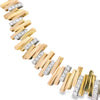 Savoia 18K Two-Tone Arena Collection Stacked Bar Diamond Necklace