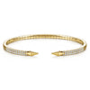 Gabriel & Co. 14K Yellow Gold Diamond Spear Bangle