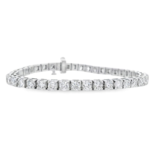 18K Diamond Tennis Bracelet 8.06ct