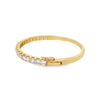 18K Yellow Gold Diamond Bangle Bracelet