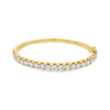 18K Yellow Gold Diamond Bangle Bracelet