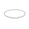 18K White Gold 1.5 Carat Diamond Bangle