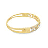 18K Yellow Gold Diamond Bangle Bracelet