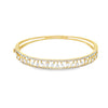 18K Yellow Gold Diamond Bangle Bracelet