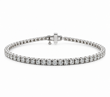 14K White Gold 2-Carat Diamond Tennis Bracelet