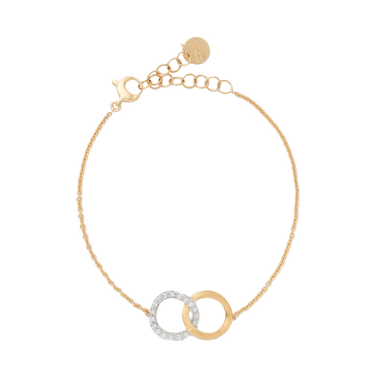 Marco Bicego 18K Two-Tone Jaipur Link Diamond Infinity Bracelet