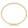 Gabriel & Co.14K  Bujukan Locking Diamond Bangle