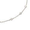 18K White Gold Diamonds By The Yard Necklace