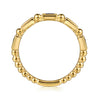 Gabriel & Co. 14K Yellow Gold Sapphire Geometric Bujukan Ring