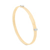 Marco Bicego 18K "Masai" Coil Bangle Bracelet with Diamond Pave