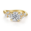 Gabriel & Co. "Collette" 14K Yellow Gold Round Diamond Engagement Ring Setting