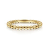 Gabriel & Co. 14K Yellow Gold Bujukan Stackable Ring