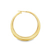 18K Yellow Gold Hoop Earrings