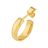 14K Yellow Gold 10mm Hoop Earrings