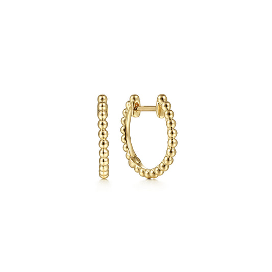 Gabriel & Co. 14K Yellow Gold Bujukan Huggies