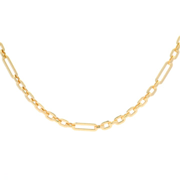 Luigi Tavanti 14K Yellow Gold Alternating Link Chain Necklace