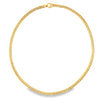 18K Yellow Gold Curb Link Necklace