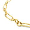 18K Yellow Gold Thick Paper Clip Chain