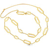 18K Yellow Gold Fancy Link Necklace