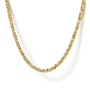 Gabriel & Co. 14K Yellow Gold 22" Wheat Chain