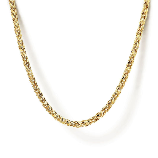 Gabriel & Co. 14K Yellow Gold 22" Wheat Chain