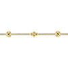 Gabriel & Co.14K Yellow Gold Clover Station Bracelet