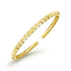 Gabriel & Co. 14K Yellow Gold Pyramid Bangle