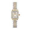 Michele Deco Madison Mini Diamond Two-Tone 18K Gold-Plated Watch