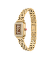 Michele Deco Madison Mini Diamond 18K Gold-Plated Stainless Steel Watch