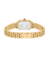 Michele Deco Madison Mini Diamond 18K Gold-Plated Stainless Steel Watch