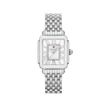 Michele Deco Madison Mid Diamond Dial Watch