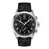 Tissot Chrono L with 42mm Black Chronograph Dial  and Black Leather Strap