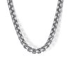 Gabriel & Co.Sterling Silver 20" Solid Men's Box Chain